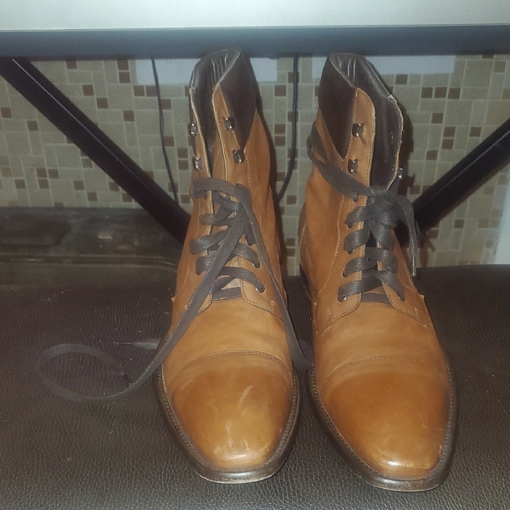 Vero Cuoio Brown Leather Western Boots